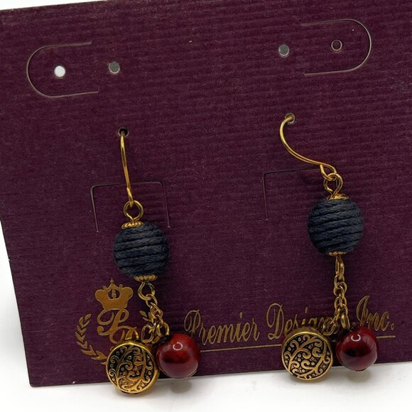 BARCELONA Retired Premier Designs black Earrings - Picture 1 of 1